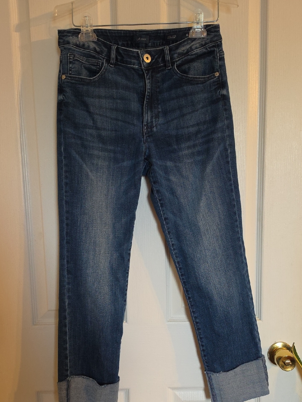 J. Jill Dark Blue Cropped Jeans